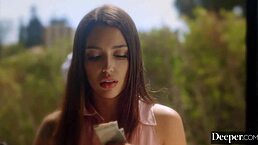 i watch morgan push boundaries to satisfy her boss manual in this ffm group with deepthroat and anal