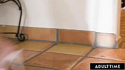 adult time features sneaky lesbians lexi lore and kylie rocket caught fucking by step milf penny barber