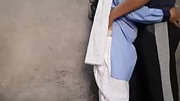 Indian school lovers engage in doggystyle anal fucking as teacher and student.