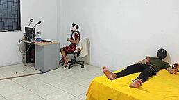 Oh wow, my step sister just sits there watching me masturbate for her in this kinky roleplay