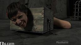 oh man, i feel so restrained while this cutie gets punished in the garage... wait, punished how?