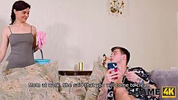 Shame4k - Are You Gonna Dust Off My Dick Too While Cleaning, Sexy Russian Cougar Maid!