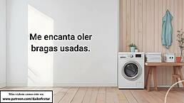 Joi for Losers as Janitor Caught Sniffing Panties in European Cuckold Femdom Humiliation with Spanish Voice