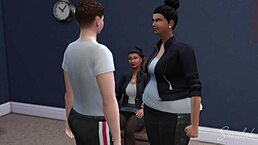 Two mistresses submit young 18+ boyfriend in full story with sound on!