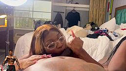 Watch these two throat goat baddies compete in a sloppy dick sucking contest with boyfriends judging!