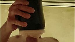 Oh man, fucking my fleshlight in doggystyle until that intense orgasm makes me shake and moan hard 😈