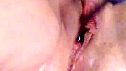 Wife's Dripping Squirting Pussy Takes Toy Deep In Slow Motion Close-Up