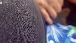 Feeling So Aroused Mutual Masturbating With My Best Friend's Wife In The Car Outdoors