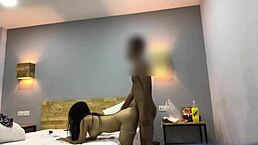 Hey, check out this hot Asian bent over for doggystyle fuck in hotel room.