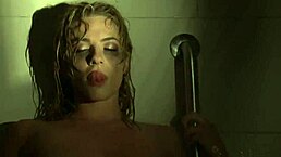 oh god i love my naughty shower fun as teen blonde dahlia sky fingers her wet pussy and tits solo until i cum hard