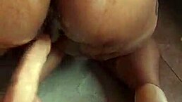 Oh man, check out this big ass BBW taking deep dildo fucking until she squirts all over!