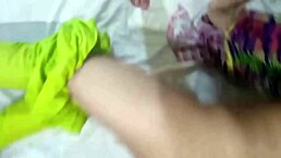 She got a relaxing ass massage from her devar at home in this homemade Indian video