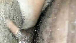 I really love how she takes that massive black cock deep inside her shaved pussy.