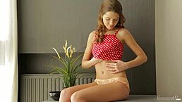 Slim Young Beauty Fanni O Uses Tiny Vibrator for Solo Masturbation Pleasure