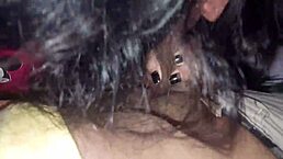 Mamando Su Duro Pene Hasta Que Se Rinda Completamente with Teen Latina in Outdoor Creampie Action!