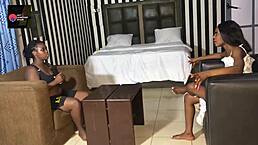 Ebony Girlfriend Rides Big Clit On Wet Pussy Licking In Intense Lesbian Action