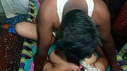 Indian Wife Teases Hard Encounter with Husband's Friend in Outdoor Homemade Scene