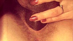 vintage clip shows interracial fucking with hairy pussy in classic retro style