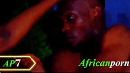 ebony takes hard doggystyle pounding from big black cock in wet homemade session