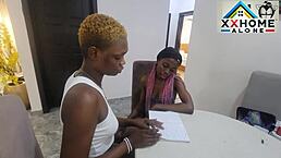 Why Is This Perverted Family Doing FFM Threesome With Ebony Slut Girlfriend?