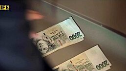 Unexpected Dirty Surprise for Honey in Cuckold Scenario with Watching Husband