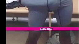 Ebony sluty stepsister sucking 11 inches BBC of stepcousin in homemade action