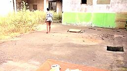 Why settle for dildo masturbation when you can surprise your neighbor in the abandoned garage for rough anal?