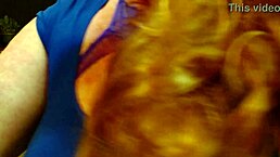 Redhead business woman hires escort for multiple cumshots in mouth with roleplay humiliation.