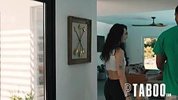 Liz Jordan teams up with Rocket Powers for a quick petite ass blowjob in taboo POV reality.