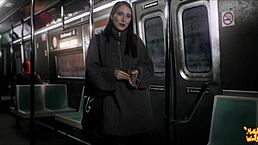 Beautiful stranger sucked me in train - MollyRedWolf