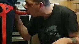 Pegging my boyfriend's ass in the kitchen, a public cornfield, and the bathroom with ass to mouth action throughout part 10. 😈🍆