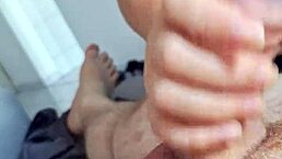 young stepdaughter gives stepfather a handjob when no one else is home