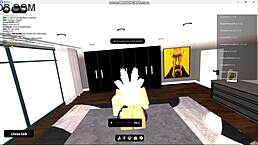 I can't believe I'm fucking this gringa prostitute with condom on my big cock in roblox condo.