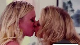 Blonde Wife Cheats By Facesitting Hot Poolgirl With Shaved Pussy Fingering And Oral Kissing