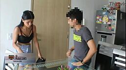 oh no my stepdad filled me with so much semen in deepthroat doggystyle amateur sex... �ay