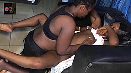 Ebony Girlfriend Rides Big Clit On Wet Pussy Licking In Intense Lesbian Action