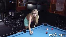 barely legal 18+ teen gives sloppy blowjob and gets her tight pussy fucked hard in pov