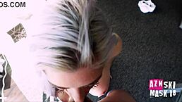 damn bambi blitz comes over for a shower but ends up getting fucked hard in doggystyle by you