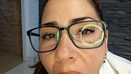 That was the best blowjob ever from this sexy amateur Latina babe