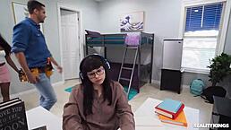 Ever Wonder How Bunk Banging The Handyman Turns Into Interracial Fantasy With Blowjob And Doggystyle In Reality Kings?