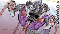 健身房辣妹人妻变装兽娘激烈肛交！