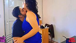 Babyluna939's teenage friend visits from Colombia for a homemade catch-up session.