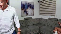 Horny Colombian Babe Camila Henao Seduces Friend's Stepfather for Wet Pussy Fucking in Cowgirl and Missionary