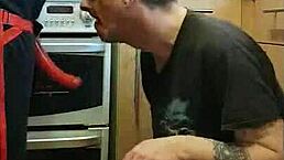 Pegging my boyfriend's ass in the kitchen, a public cornfield, and the bathroom with ass to mouth action throughout part 10. 😈🍆