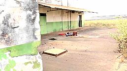 Why settle for dildo masturbation when you can surprise your neighbor in the abandoned garage for rough anal?