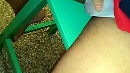 transexual sucks my polla and i fuck her latina anal in kitchen close-up view 😈