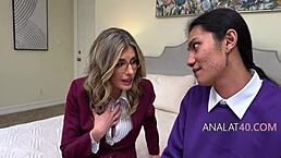 I support my step mama's online whore career with cory chase donatello devine