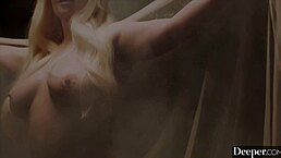 deeper's curvy goddess vic marie gets dominated, fucked hard in doggy, spooning, cowgirl... intense blonde milf action 😍