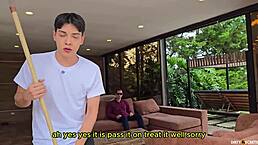 teen brunette in panties gets bent over for doggystyle anal with cumshot. she takes facial next to blind dad in taboo roleplay.