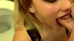 Toilet Piss Whore Filled with Sperm